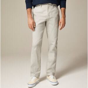 J.Crew 770 Straight-fit Stretch Chino Pants Mens 33x30 Jet Gray Flat Front Twill